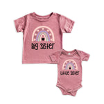 Rainbow Big Little Sister Set Shirts