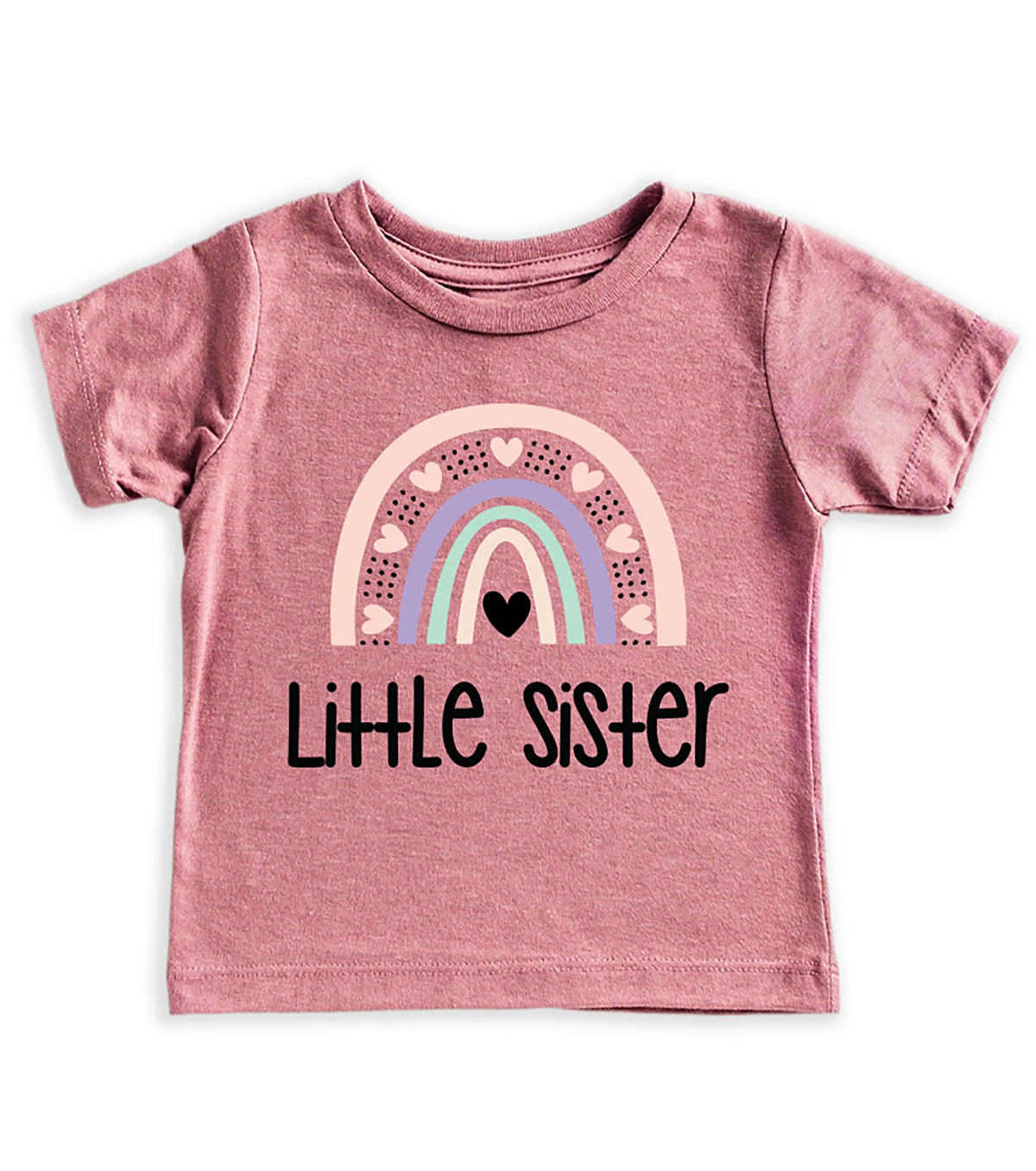 Rainbow Big Little Sister Set Shirts