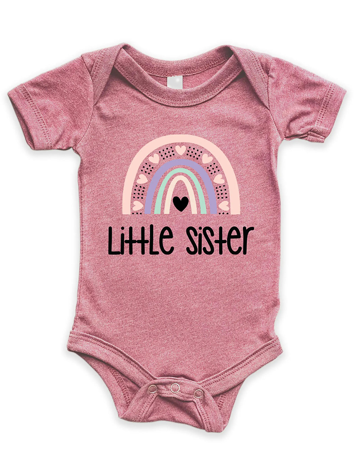 Rainbow Big Little Sister Set Shirts