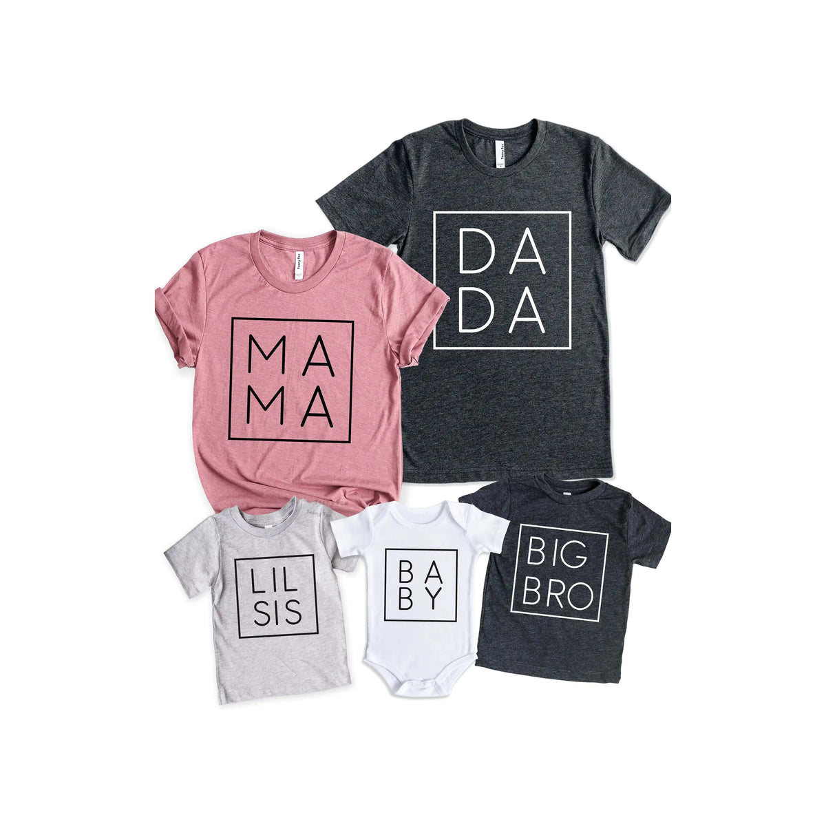 DADA MAMA Family Matching T-Shirts