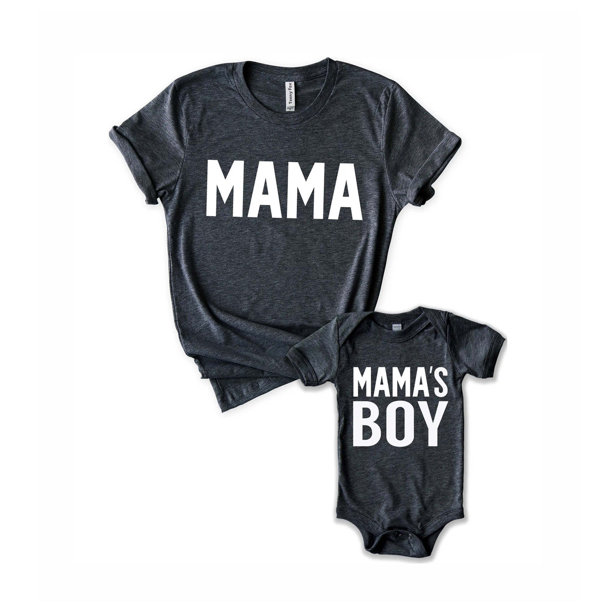 Mother and Son Matching T-Shirts Mama + Mama's Boy