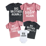 Brothers And Sisters Sibling Announcement Shirts