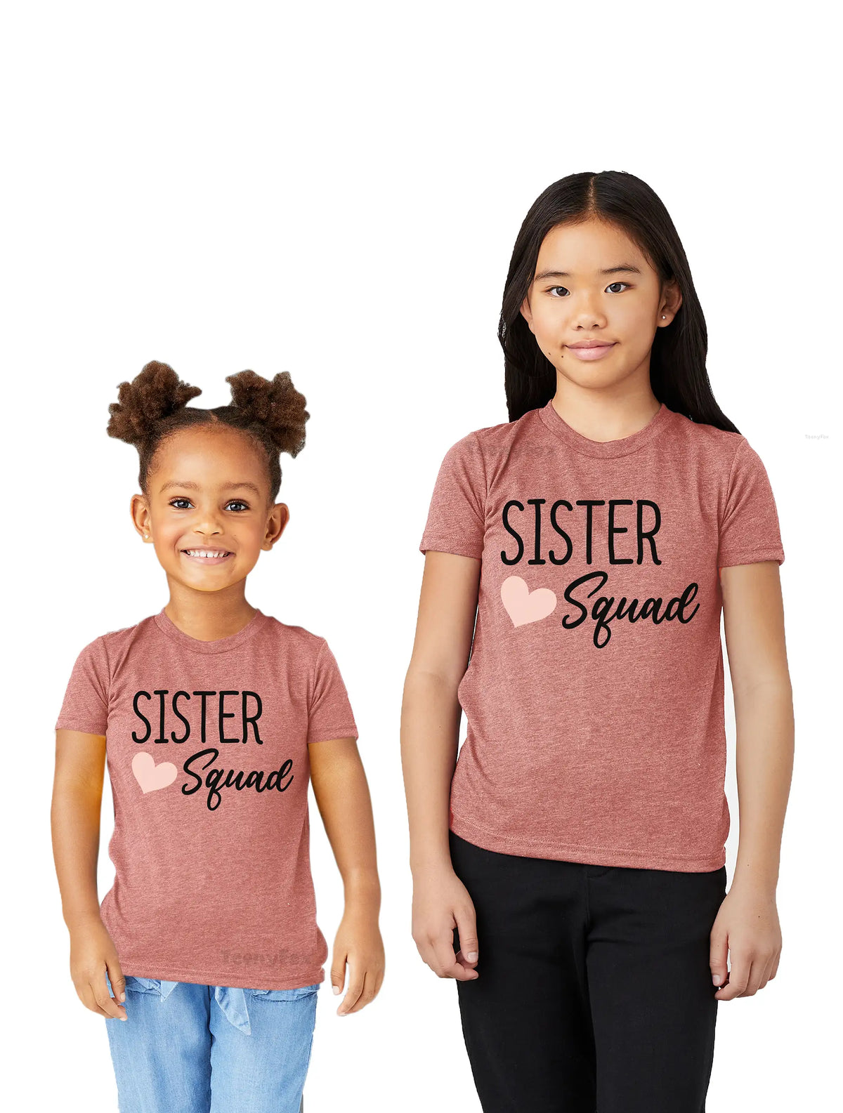 Sister Squad Siblings Matching T-sirts