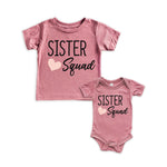 Sister Squad Siblings Matching T-sirts